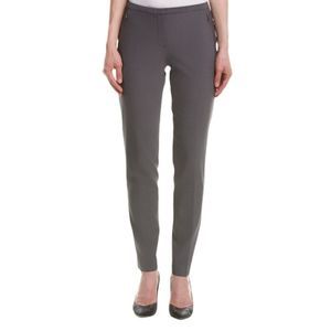Elie Tahari Women's Jillian Dress Trouser Pants Size 10 Gray Comfy Office Wear